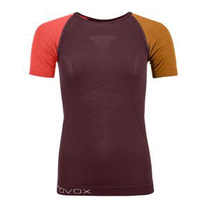 Ortovox 120 Comp Light Short Sleeve W S vínová