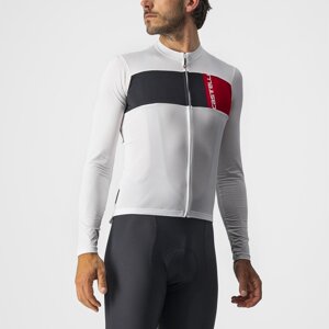 Castelli Prologo 7 LS Jersey 3XL bílá