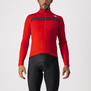 Castelli Puro FZ Jersey XL červená