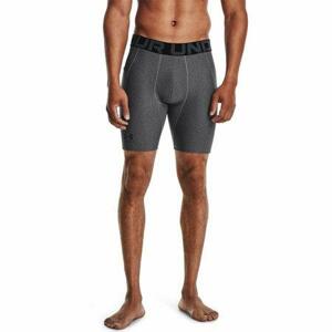 Under Armour Pánské kompresní šortky HeatGear Shorts carbon heather XL, Tmavě, šedá