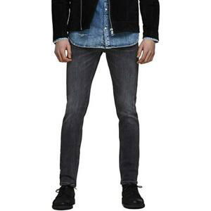 Jack&Jones Pánské džíny JJIGLENN Slim Fit 12159030 Black Denim 32/34