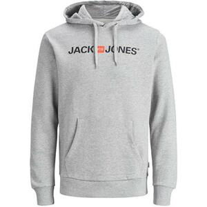 Jack&Jones Pánská mikina Regular Fit JJECORP 12137054 Light Grey Melange L