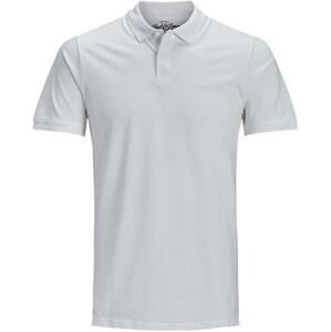 Jack&Jones Pánské polo triko Slim Fit JJEBASIC 12136516 White L