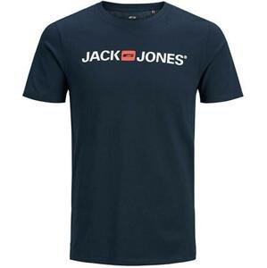 Jack&Jones Pánské triko JJECORP Slim Fit 12137126 Navy Blazer S