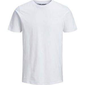 Jack&Jones Pánské triko JJEORGANIC BASIC Slim Fit 12156101 White L