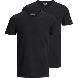 Jack&Jones 2 PACK - pánské triko JACBASIC Regular Fit 12133914 Black XL