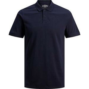 Jack&Jones Pánské polo triko Slim Fit JJEBASIC 12136516 Navy Blazer S