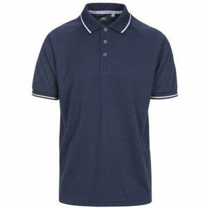 Trespass Pánské tričko s límečkem BONINGTON, Tmavě, modrá, XL