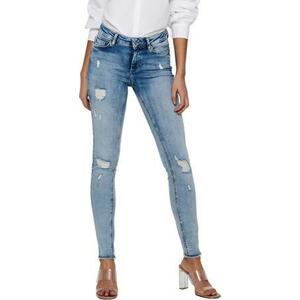 ONLY Dámské džíny ONLBLUSH LIFE Skinny Fit 15223417 Light Blue Denim M/30