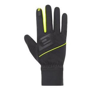 Etape – rukavice EVEREST WS+, černá/žlutá fluo S
