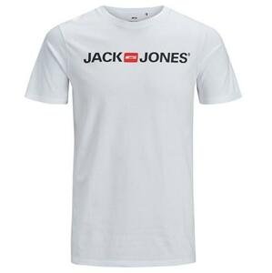 Jack&Jones Pánské triko JJECORP Slim Fit 12137126 White XXL