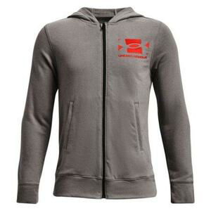 Under Armour Dětská mikina RIVAL TERRY FZ HOODIE, Béžová, 150 - 160