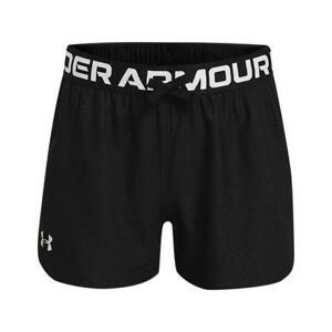 Under Armour Dívčí kraťasy Play Up Solid Shorts black YM, Černá, 137, –, 150