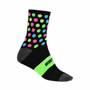 SENSOR PONOŽKY DOTS černá/multi Velikost: 6/8, 39 - 42