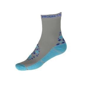 PROGRESS KIDS SUMMER SOX dětské funkční ponožky 26-29 šedá/modrá