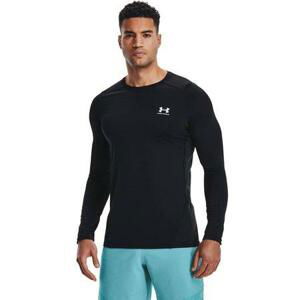 Under Armour Pánské triko HG Armour Fitted LS black XXL, Černá