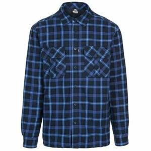 Trespass Pánská zateplená kostkovaná košile Rapeseed, dark, blue, check, L