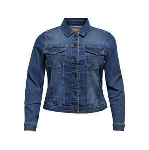 ONLY CARMAKOMA Dámská džínová bunda CARWESPA 15224741 Medium Blue Denim 4XL, XXXXL