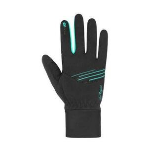 Etape – dámské rukavice JASMINE WS+, černá/mint L