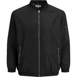 Jack&Jones PLUS Pánská bunda JJERUSH 12173990 Black 6XL