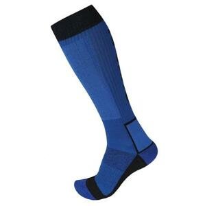 Husky Ponožky Snow Wool modrá/černá XL (45-48), 45 - 48