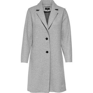 ONLY Dámský kabát ONLCARRIE BONDED 15213300 Light Grey Melange XS