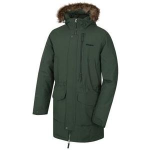 Husky Pánský zimní kabát Nelidas M tm. khaki XL
