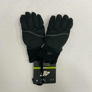 4F Lyžařské rukavice, Černá, S