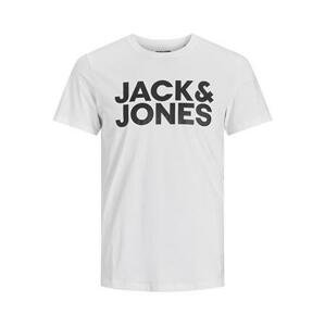 Jack&Jones Pánské triko JJECORP Slim Fit 12151955 White S