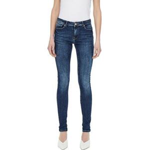 ONLY Dámské džíny ONLPUSH Skinny Fit 15235035 Dark Blue Denim 28/34