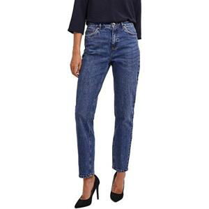 Vero Moda Dámské džíny VMBRENDA Straight Fit 10252980 Dark Blue Denim 26/30