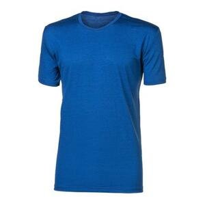 PROGRESS ORIGINAL MERINO pánské triko XXL modrý melír, Modrá