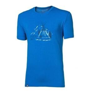 PROGRESS PIONEER "TEEPEE" pánské triko s bambusem L středně modrá
