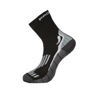PROGRESS RUNNING HIGH SOX běžecké ponožky 39-42 černá/šedá, 6-8