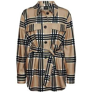 Vero Moda Dámský kabát VMBRUSHEDKAYA 10257690 Tigers Eye M