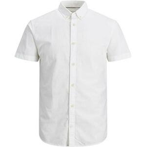 Jack&Jones Pánská košile JJESUMMER Slim Fit 12196821 White M