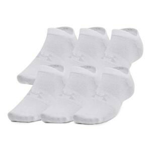 Under Armour Ponožky Essential No Show 6pk white L, Bílá, 43 - 45