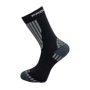 PROGRESS INLINE SOX ponožky 35-38 černá/šedá
