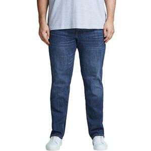 Jack&Jones PLUS Pánské džíny Slim Fit JJITIM JJORIGINAL 12153646 Blue Denim 52/32