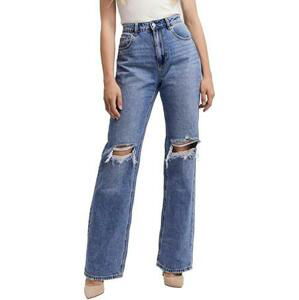 Vero Moda Dámské džíny VMKITHY Straight Fit 10255230 Medium Blue Denim 25/30