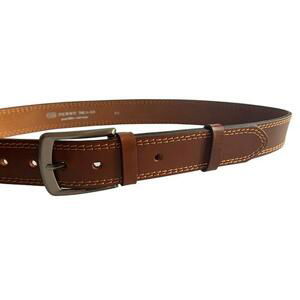 Penny Belts Pánský kožený opasek Jeans 38-2-48 Brown 90 cm