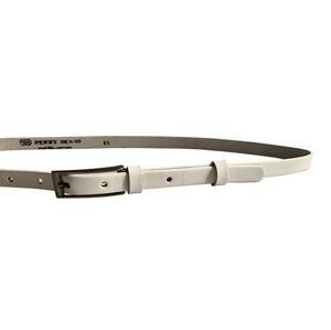 Penny Belts Dámský kožený opasek 15-1-00 White 95 cm