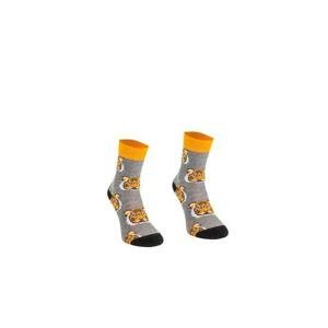 COMODO Ponožky Sporty Socks SD1, grey, ,orange, 27-30