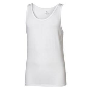 PROGRESS SINGLET mens bamboo singlet XXXL bílá