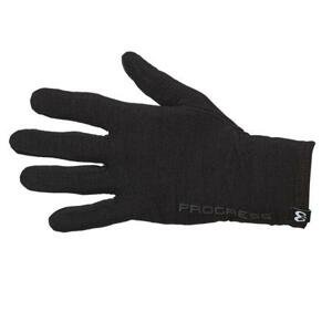 Progress rukavice MERINO gloves černé L