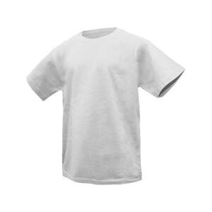 Dětské tričko s krátkým rukávem DENNY, bílé, vel. 8 let, 130