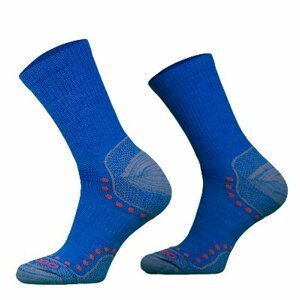 COMODO Merino ponožky STAL, Modrá, 35 - 38