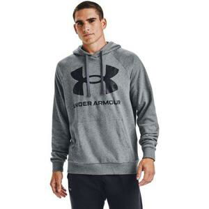 Under Armour Pánská mikina Rival Fleece Big Logo HD gray M, Šedá