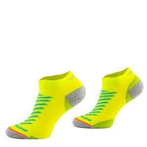 COMODO Běžecké ponožky Reflective RUN8, Žlutá, 35 - 38