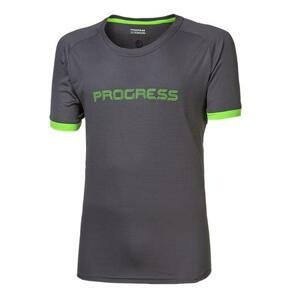 PROGRESS TRICK pánské sportovní tričko XL antracit, Antracitová